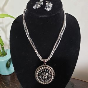 Chico's Sparkle Statement Necklace